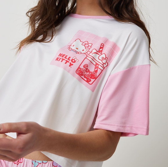 Hello Kitty Summer PJ's NWT Sz XL - Picture 2 of 7